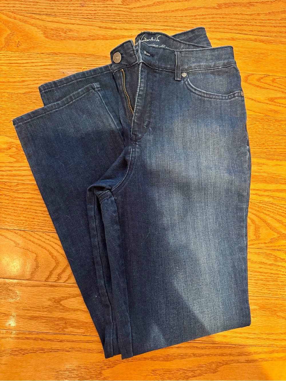 Gloria Vanderbilt Slimming Effect Rail Straight Leg Jeans